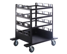 Load image into Gallery viewer, Deluxe 12-Post Stanchion Storage Cart