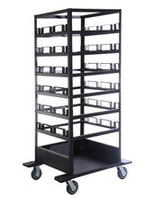 Load image into Gallery viewer, Deluxe 18-Post Stanchion Storage Cart