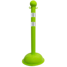 Load image into Gallery viewer, Traffic Control Plastic Stanchion with DOT Reflective Stripes