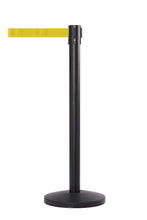 Load image into Gallery viewer, QueueMaster Retractable Belt Barrier with 8.5 Ft. Belt - BLACK