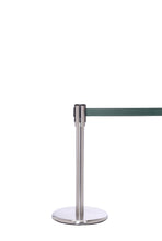 Load image into Gallery viewer, Decorative Mini Retractable Belt Barrier 2.5" OD - Tensabarrier Gallery 8G1 Compatible
