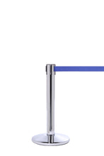 Load image into Gallery viewer, Decorative Mini Retractable Belt Barrier 2.5" OD - Tensabarrier Gallery 8G1 Compatible