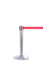 Load image into Gallery viewer, Decorative Mini Retractable Belt Barrier 2.5" OD - Tensabarrier Gallery 8G1 Compatible