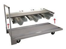 Load image into Gallery viewer, Deluxe 18-Post Vertical Stanchion Storage Cart by Visiontron