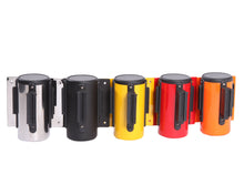 Load image into Gallery viewer, Que Style Wall-Mounted Retractable Belt Barrier with 10 Ft. Belt