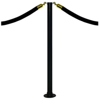 Load image into Gallery viewer, Fixed Floor Mount Rope Stanchion with Flat Top