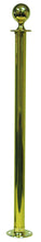 Load image into Gallery viewer, Fixed Floor Mount Rope Stanchion with Ball Top