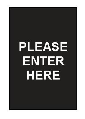 Double-Sided Sign - 