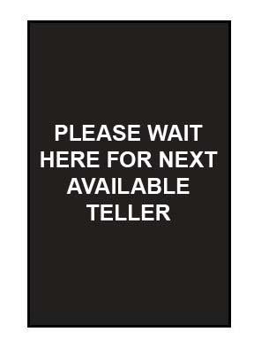 Single-Sided Sign - 