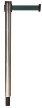 Load image into Gallery viewer, Removable Floor Mount Single Line Retracta-Belt Barrier with 10 Ft. Belt
