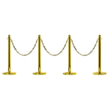 Load image into Gallery viewer, Metal Plated Plastic Stanchion and Chain Kits
