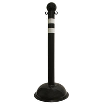 Load image into Gallery viewer, Traffic Control Plastic Stanchion with DOT Reflective Stripes
