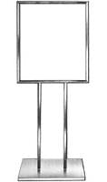 Bulletin Sign Stand with Extra Heavy Raised Base