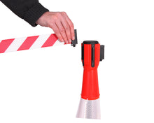 Load image into Gallery viewer, ConePro 500 - 12 Ft. Cone-Mounted Retractable Belt Barrier
