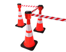 Load image into Gallery viewer, ConePro 600 - 40 Ft. Cone-Mounted Retractable Belt Barrier
