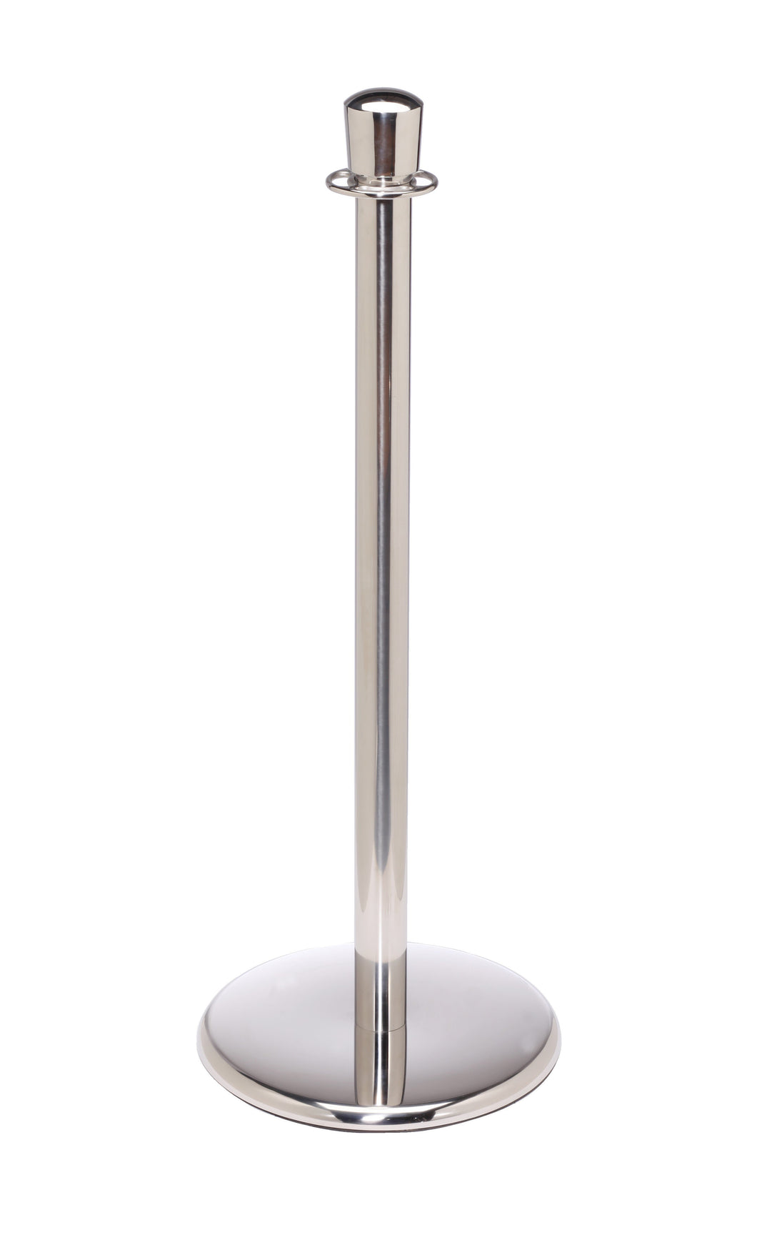 Classic Urn Top Portable Rope Stanchion with Matching Flat Base - Lawrence Metal 310U Compatible