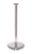 Load image into Gallery viewer, Flat Top Portable Rope Stanchion with Matching Flat Base - Lawrence Metal 314U Compatible

