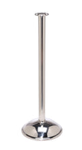 Load image into Gallery viewer, Flat Top Portable Rope Stanchion with Matching Dome Base - Lawrence Metal 314T Compatible
