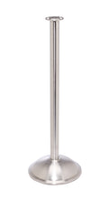 Load image into Gallery viewer, Flat Top Portable Rope Stanchion with Matching Dome Base - Lawrence Metal 314T Compatible

