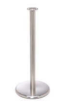 Load image into Gallery viewer, Flat Top Portable Rope Stanchion with Matching Flat Base - Lawrence Metal 314U Compatible
