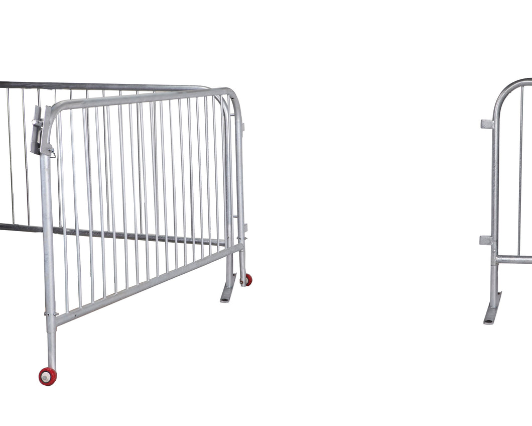 Extra-Wide Size Swing Gate for Interlocking Steel Barricades