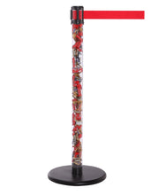 Load image into Gallery viewer, QueuePro 250 Clear Tube Premium Retractable Belt Barrier with 11 Ft. or 13 Ft. Belt
