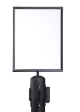 Load image into Gallery viewer, Sign Frame (including Sign Insert) for G4 Series Retracta-Belt Barriers (G4 Series Posts Only)
