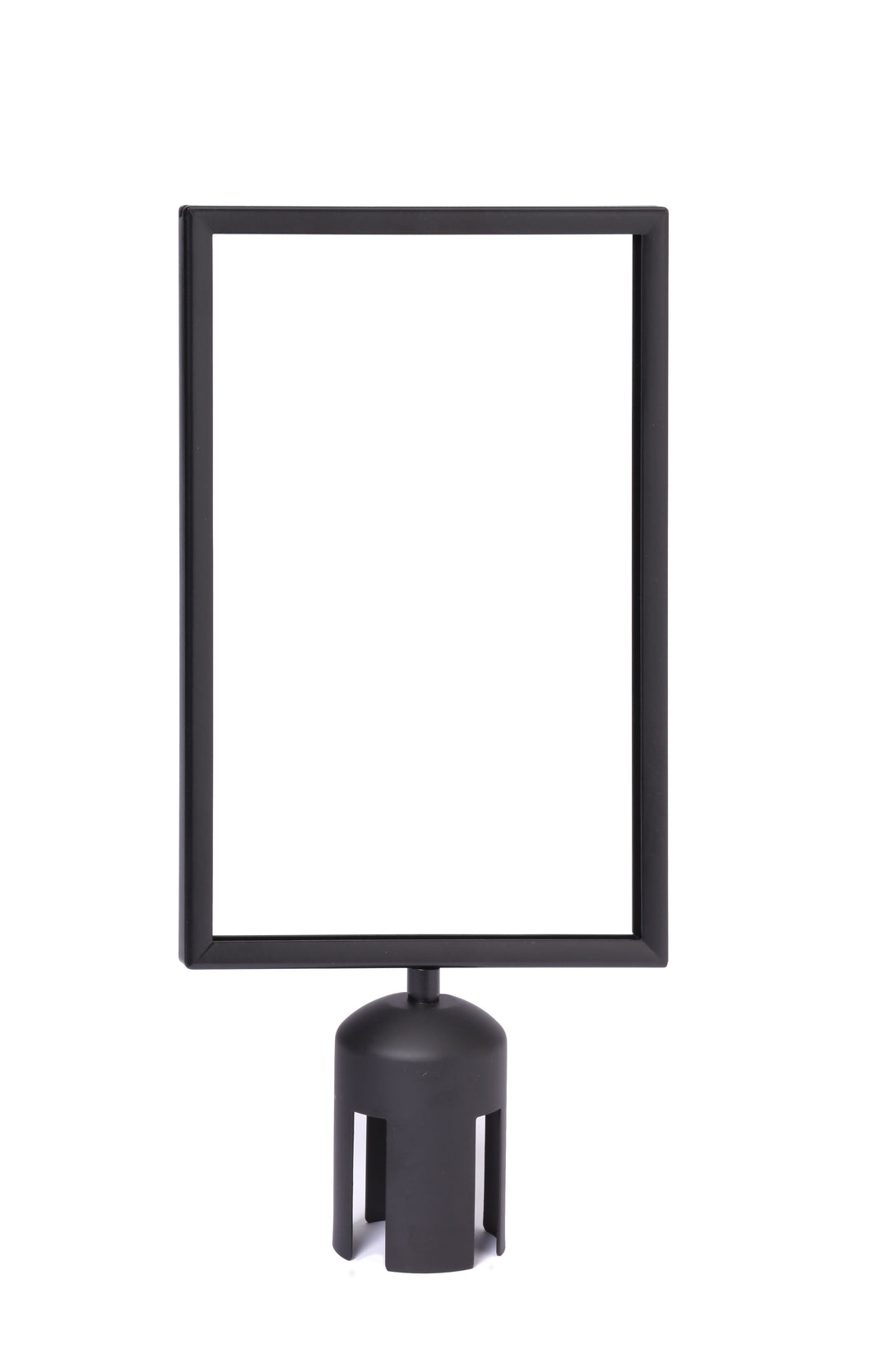 Post Top Sign Frame for QueueMaster, QueuePro, SafetyMaster, and SafetyPro Retractable Belt Barriers