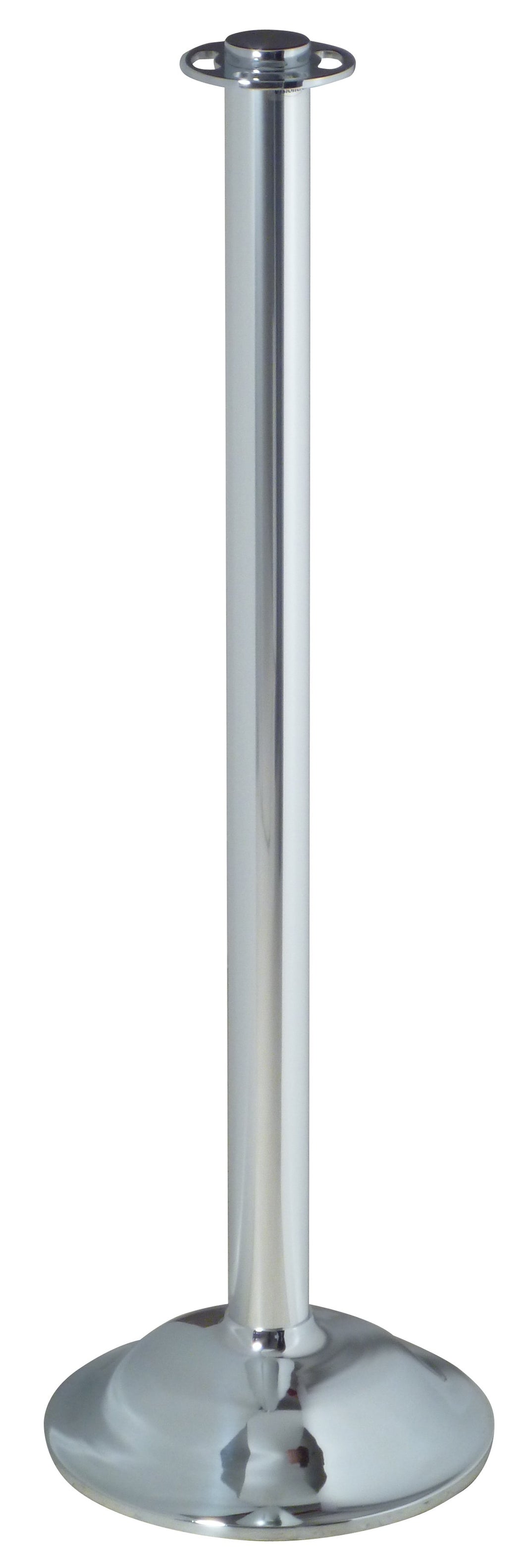 Heavy Duty Dome Base Rope Stanchion with Flat Top