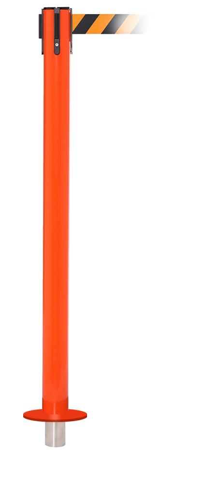 SafetyPro 250 Removable Premium Retractable Belt Barrier with 13 Ft. Belt