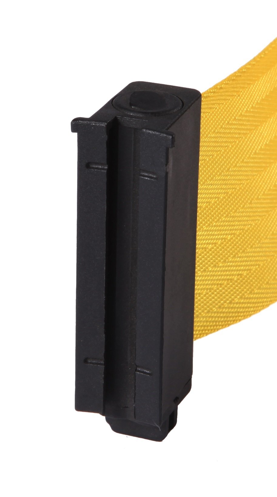 Replacement Belt End Piece for QueueMaster, SafetyMaster, WallMaster, WallPro, Lineking Style, or QueueWay Retractable Barriers