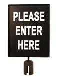 Sign Frame (including Sign Insert) for QueueMaster, QueuePro, SafetyMaster, or SafetyPro Barriers