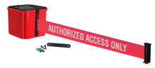 Load image into Gallery viewer, Visiontron 20 Ft. Fixed/Removable Wall Mount Retracta-Belt Barrier
