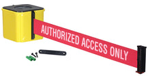 Load image into Gallery viewer, Visiontron 20 Ft. Fixed/Removable Wall Mount Retracta-Belt Barrier

